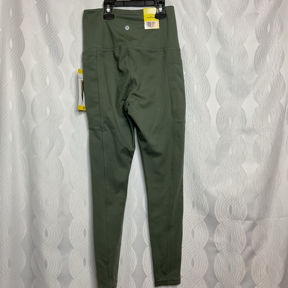 Danskin green 7/8 leggings high rise small nwt - Picture 6 of 7